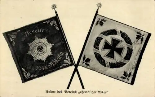 Ak Berlin, Fahne des Vereins ehemaliger 204er