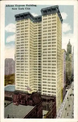 AK New York City USA, Adams Express Gebäude