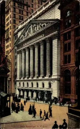 Ak New York City USA, Börse