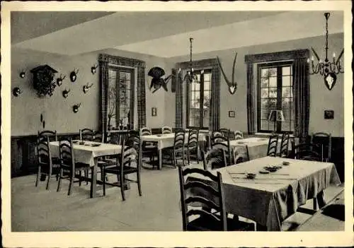 Ak Speyer am Rhein, Jagdzimmer von Rheinhotel Luxhof