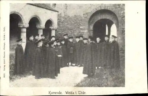 Ak Weida in Thüringen, Kurrende