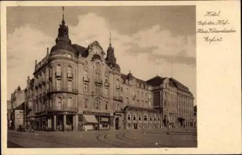 Ak Erfurt in Thüringen, Hotel Erfurter Hof, Haus Kossenhaschen