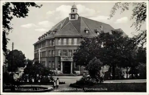 Ak Mühlhausen in Thüringen, Reformgymnasium und Oberrealschule