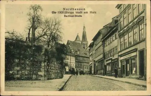 Ak Nordhausen am Harz, Barfüßer-Straße
