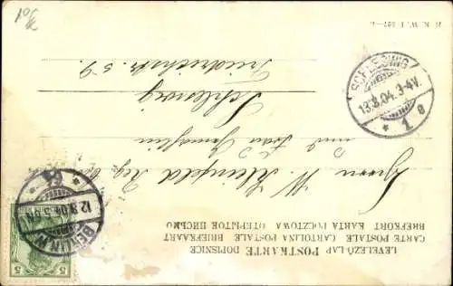 Ak Engel, Babyflasche, Storch, Blumen, Sauger