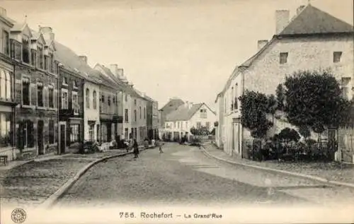 Ak Rochefort Wallonien Namur, Grand Rue