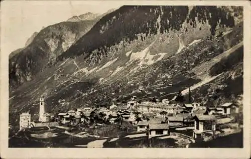 Ak Soglio Kt. Graubünden, Bergell, Panorama
