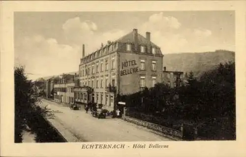 Ak Echternach Luxemburg, Hotel Bellevue