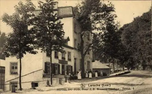 Ak Laroche La Roche en Ardennes Wallonien Luxemburg, Hotel