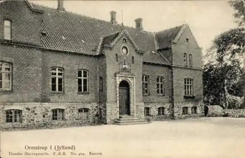 Ak Ormstrup Dänemark, Backsteinhaus