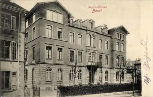 Ak Basel Bâle Stadt Schweiz, Augenheilanstalt