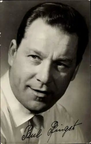 Ak Schauspieler Paul Pfingst, Portrait