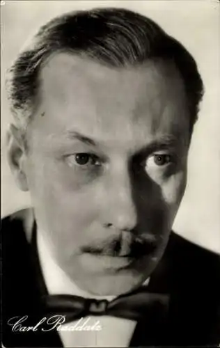 Ak Schauspieler Carl Raddatz, Portrait