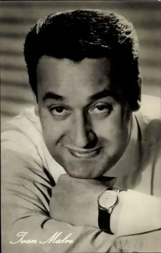 Ak Schauspieler Ivan Malré, Ware für Katalonien, DEFA, Portrait, Armbanduhr