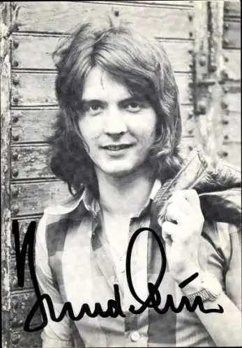 Ak Schauspieler Bernd Clüver, Portrait, Autogramm, Sänger