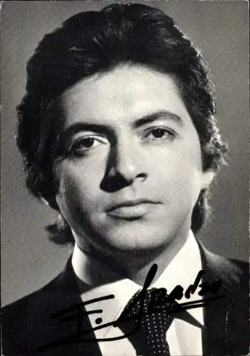 Ak Schauspieler Francisco Araza, Portrait, Autogramm, Sänger