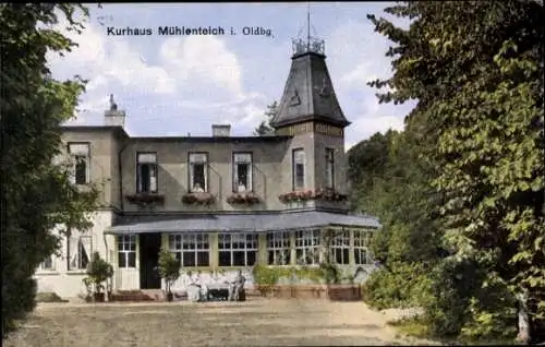 Ak Varel in Oldenburg Jadebusen, Kurhaus Mühlenteich