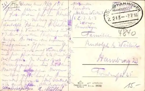 Ak Rheda Wiedenbrück in Westfalen, Bahnhofstraße