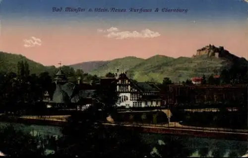 Ak Bad Münster am Stein Ebernburg, Neues Kurhaus, Ebernburg