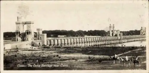 Ak Cairo Kairo Ägypten, Delta Stauwerk