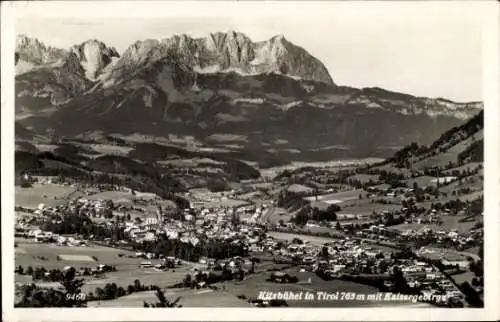 Ak Kitzbühel in Tirol, Panorama mit Kaisergebirge