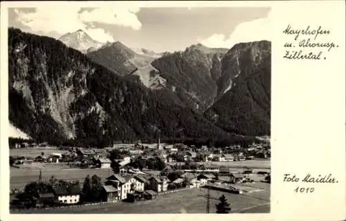 Ak Mayrhofen im Zillertal Tirol, Gesamtansicht