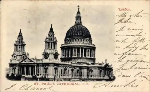 Ak London City England, St. Paul's Cathedral