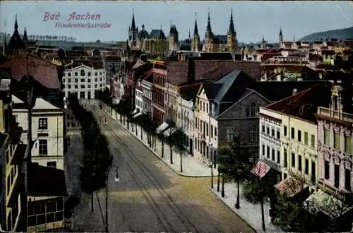 Ak Bad Aachen, Hindenburgstraße, Dom