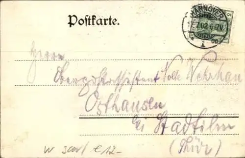 Ak Hannover in Niedersachsen, Der Lustige Ehemann auf dem Schützenfest