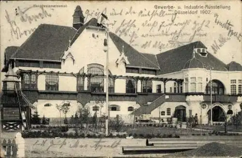 Ak Düsseldorf am Rhein, Gewerbe und Industrieausstellung 1902, Hauptweinrestaurant
