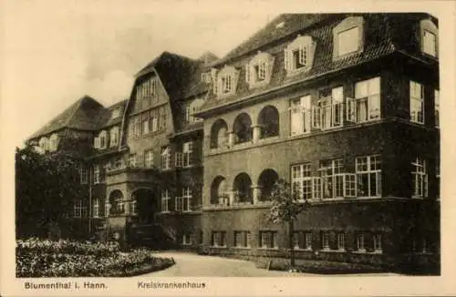 Ak Blumenthal Hansestadt Bremen, Kreiskrankenhaus