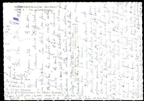 Ak Dieffenbach-au-Val Elsass Bas-Rhin, Panorama, Luftbild