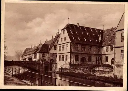 Ak Strasbourg Straßburg Elsass Bas Rhin, Rabenbrücke, Kaufhaus, Große Metzig