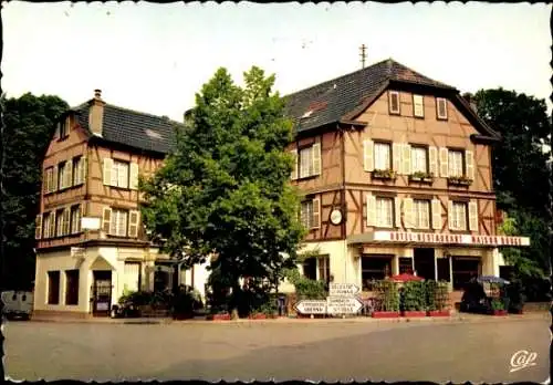 Ak Barr Elsass Bas Rhin, Hotel-Restaurant Maison Rouge