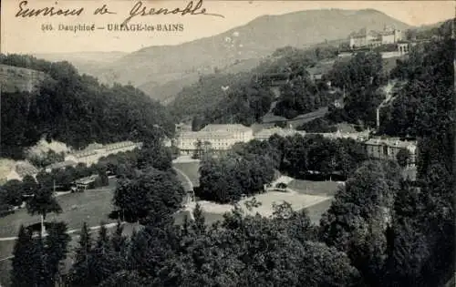 Ak Uriage les Bains Isère, Panorama