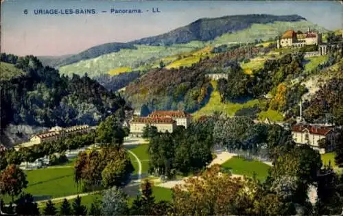 Ak Uriage les Bains Isère, Panorama