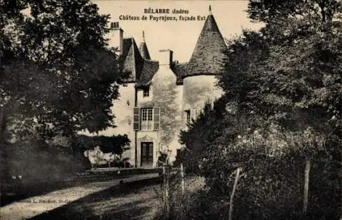 Ak Bélâbre Indre, Chateau de Payrajoux, Facade Est