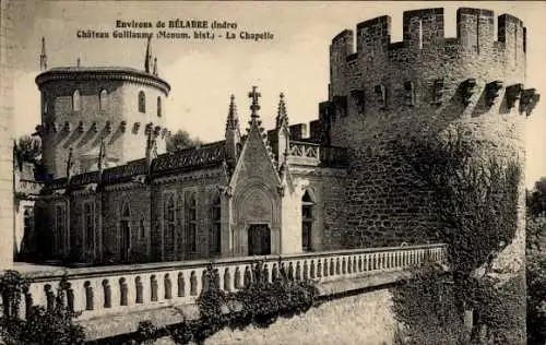 Ak Bélâbre Indre, Chateau Guillaume, La Chapelle