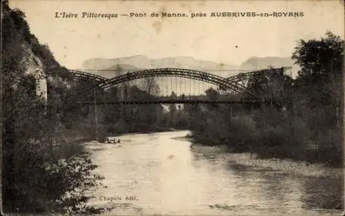Ak Auberives en Royans, Pont de Manne