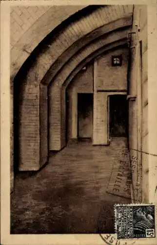 Ak Douaumont Lothringen Meuse, Fort Vaux, Taubenschlag, Telefonzentrale