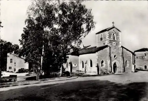 Ak Domrémy la Pucelle Lothringen Vosges, Maison de Jeanne d'Arc et l'Eglise