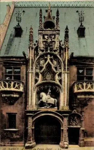 Ak Nancy Meurthe et Moselle, Portal du Palais Ducal