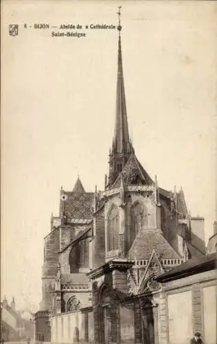 Ak Dijon Côte d'Or, Kathedrale St. Benigne