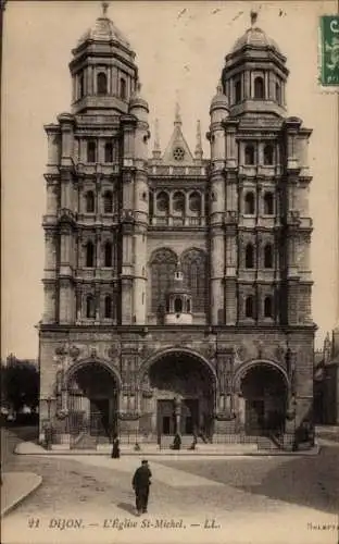 Ak Dijon Côte d'Or, Kirche St. Michel