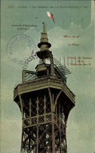 Ak Paris VII, Eiffelturm