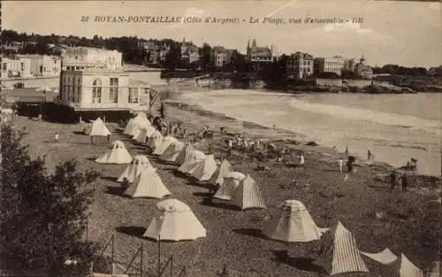 Ak Pontaillac Royan Charente Maritime, Strand, Zelte