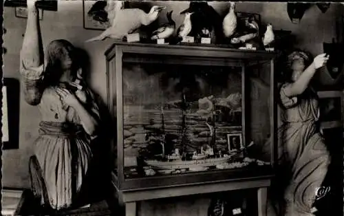 Ak Île de Ré Charente Maritime, Le Phare des Baleines, Musee de la mer, Figures de Proue