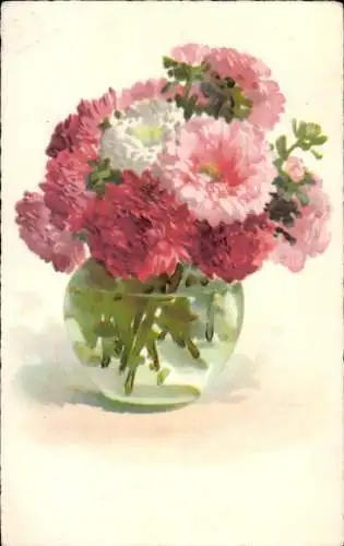 Künstler Ak Klein, Catharina, Blumen in einer Glasvase