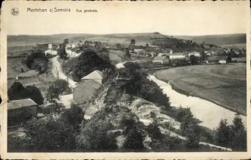 Ak Mortehan Bertrix Wallonien Luxemburg, Gesamtansicht, Semois