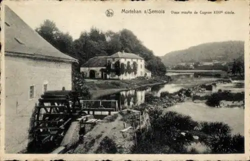 Ak Mortehan Bertrix Wallonien Luxemburg, Vieux moulin de Cugnon XVIIe siecle, Semois